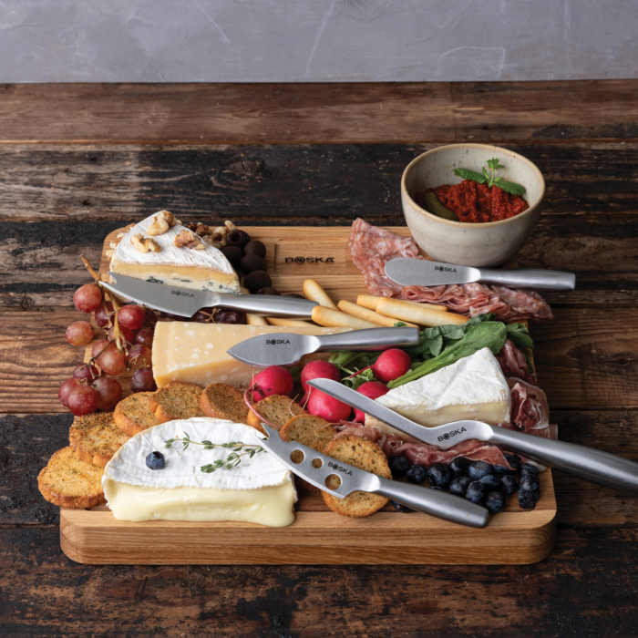Set BOSKA Ultimate Cheese Set Small Copenhagen cu platou din stejar european, 5 cutite din otel inoxidabil [7]