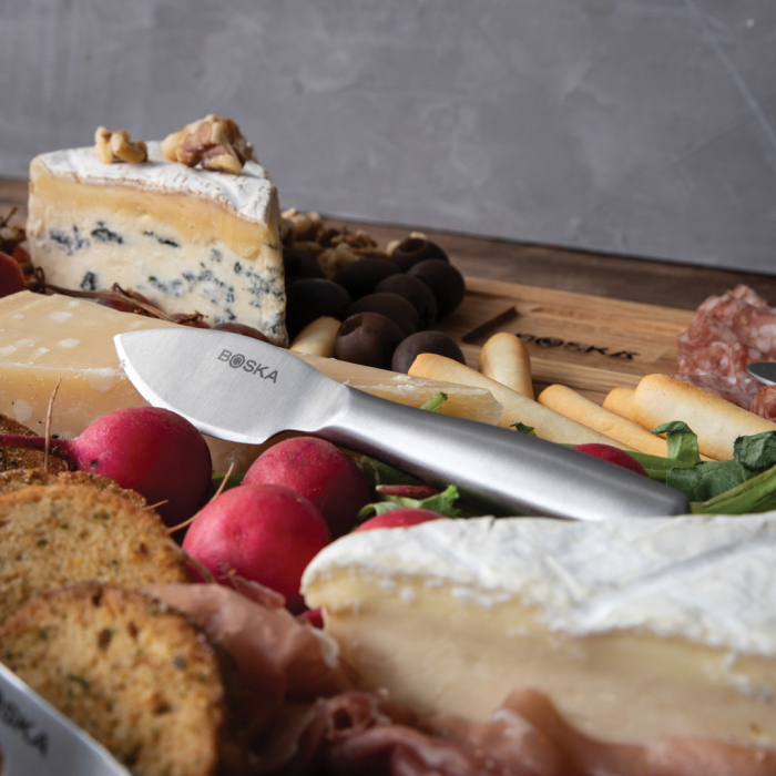 Set BOSKA Ultimate Cheese Set Small Copenhagen cu platou din stejar european, 5 cutite din otel inoxidabil [10]