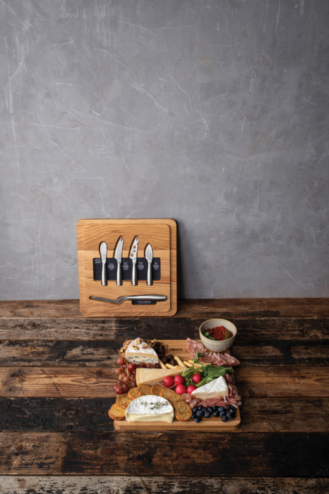 Set BOSKA Ultimate Cheese Set Small Copenhagen cu platou din stejar european, 5 cutite din otel inoxidabil [14]