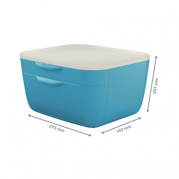 Cabinet cu sertare Leitz Cosy, 2 sertare, PS, A4 [5]