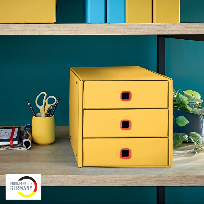 Cabinet cu sertare Leitz Cosy Click & Store, 3 sertare, carton laminat, A4 [3]