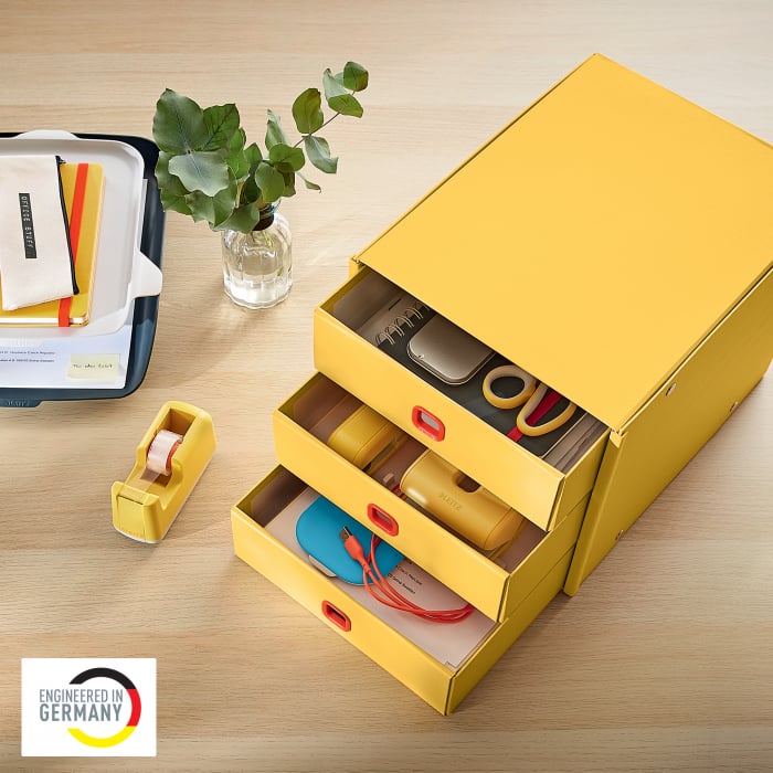 Cabinet cu sertare Leitz Cosy Click & Store, 3 sertare, carton laminat, A4 [4]