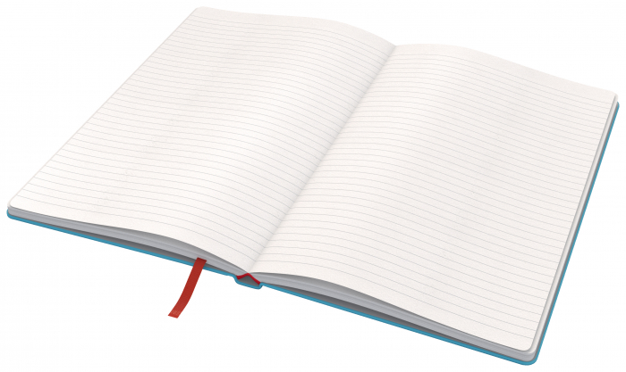 Caiet de birou Leitz Cosy, carton laminat, coperta dura, A5, 80 coli, dictando [3]
