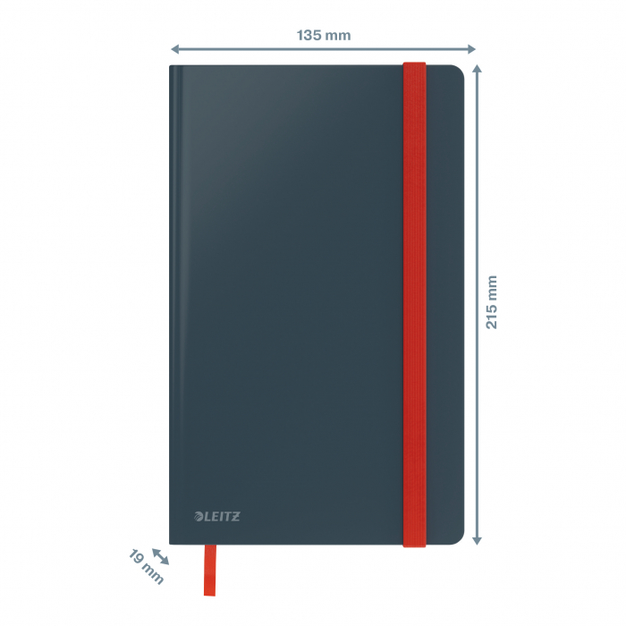 Caiet de birou Leitz Cosy, carton laminat, coperta dura, A5, 80 coli, dictando  [2]