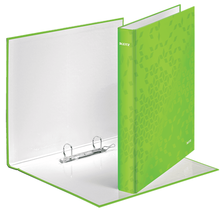 Caiet mecanic A4 cu 2 inele 25mm Leitz WOW verde [2]