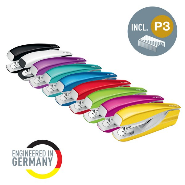Capsator 24/6 Leitz Wow 5502, 30coli alb perla, cutie [9]