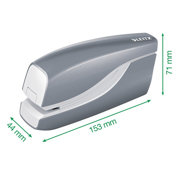 Capsator electric Leitz WOW 10coli albastru metalizat [10]