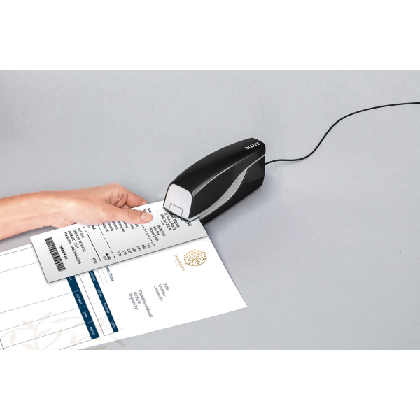 Capsator electric Leitz 55320, 10coli, negru [3]