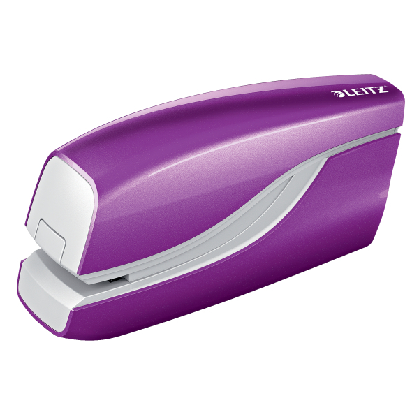 Capsator electric Leitz WOW 10coli albastru metalizat [6]
