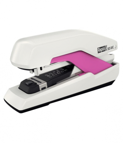 Capsator Rapid Omnipress SO30 half strip 30coli alb/roz [2]