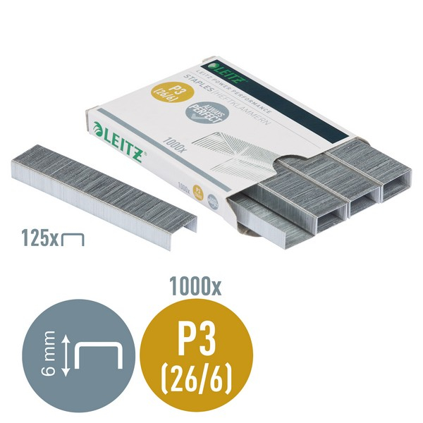 Capse 26/6 Leitz 1000buc [2]