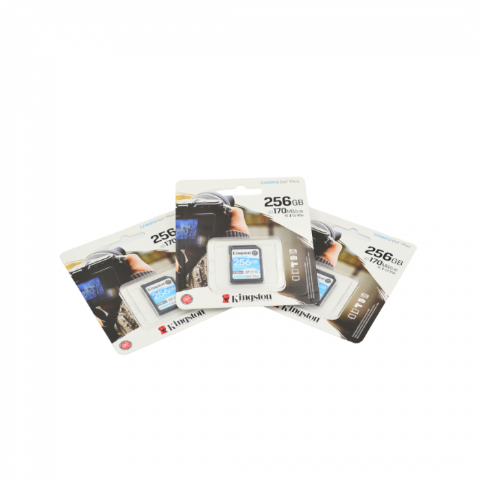 Card de Memorie SD Kingston Canvas GO Plus, 256GB, Class 10 [5]