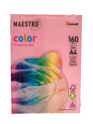 Carton A4 Maestro 160g 250coli/top galben pal [2]