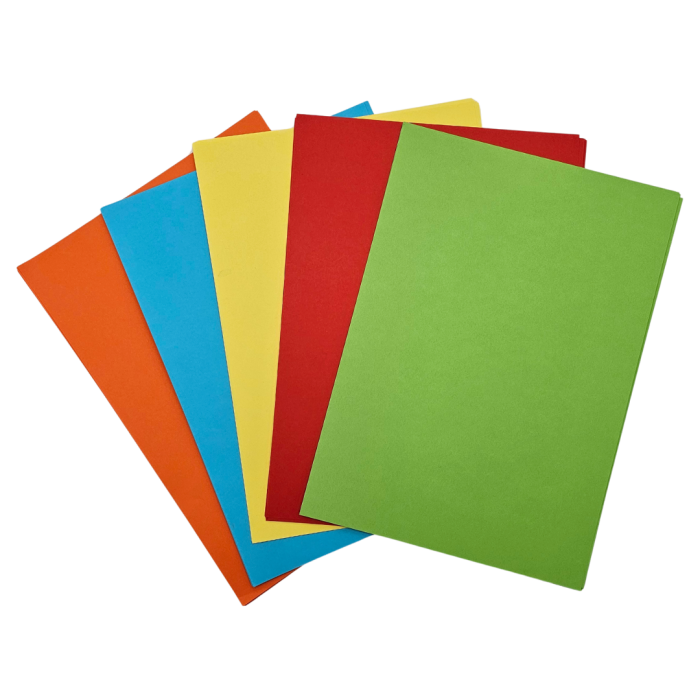 Carton colorat A4 160g/mp, 125 file, rosu intens [2]