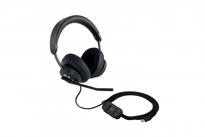 Casti Kensington H2000, reglabile, microfon cu anulare sunet inclus, conexiune cablu USB-C, negru [7]