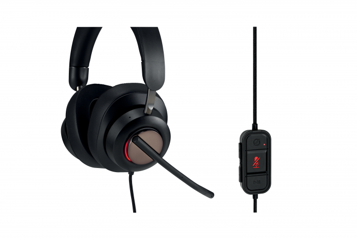 Casti Kensington H2000, reglabile, microfon cu anulare sunet inclus, conexiune cablu USB-C, negru [3]