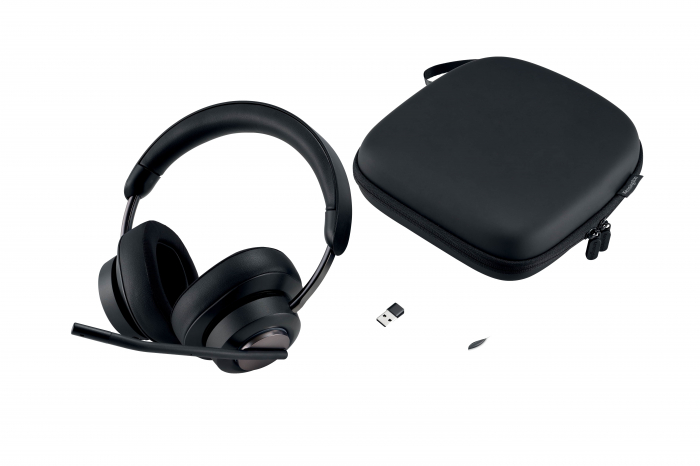 Casti Kensington H3000, reglabile, microfon cu anulare sunet inclus, conexiune Bluetooth, negru [11]