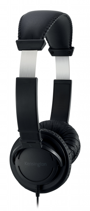 Casti Kensington, reglabile, microfon cu anulare sunet inclus, conexiune cablu USB-C 1.8 m, negru [6]