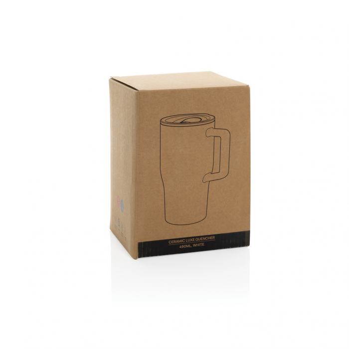 Cana Ceramica Luxe Quencher 490 ml rezistenta si practica [7]