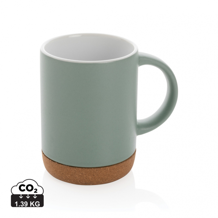 Cana ceramica cu baza din pluta, 280ml [1]
