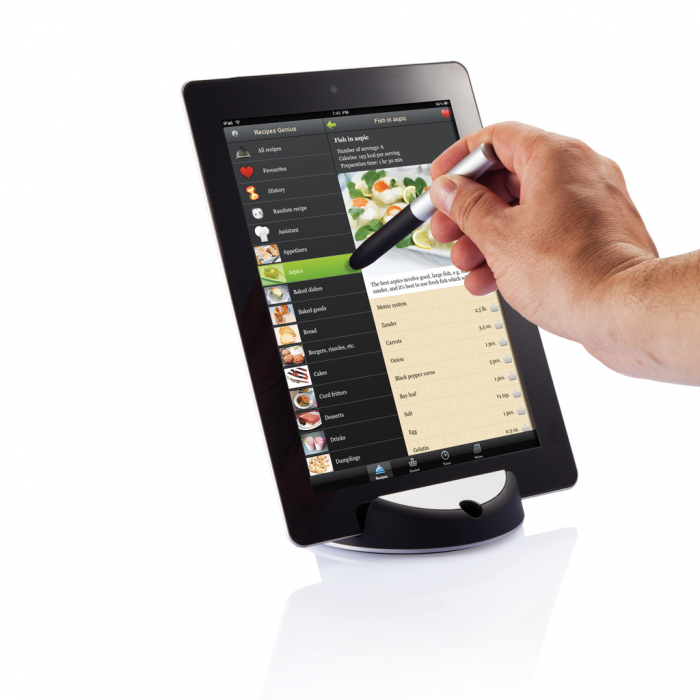 Chef tablet stand cu stylus – suport modern pentru bucatarii creative [5]