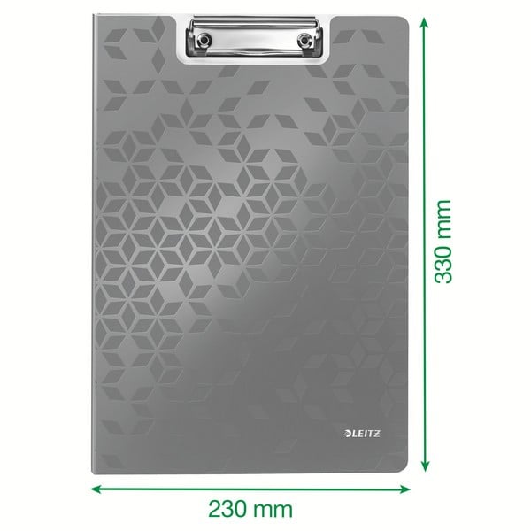 Clipboard dublu Leitz WOW roz metalizat [5]