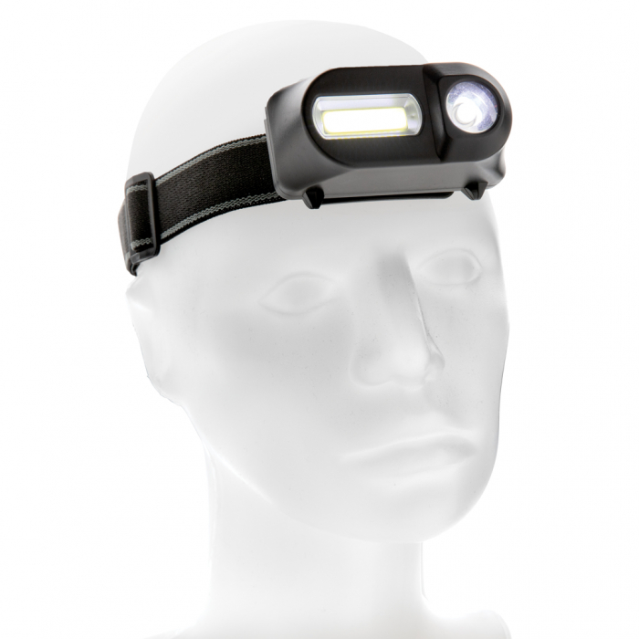 Lanterna frontala COB si LED – 180 lumeni, raza 80 m, autonomie 3h [3]