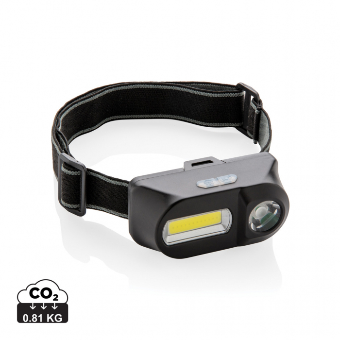 Lanterna frontala COB si LED – 180 lumeni, raza 80 m, autonomie 3h [1]