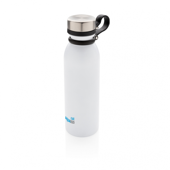 Sticla termos inox 600 ml vacuum cupru cu maner silicon [7]