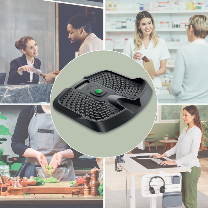 Covor anti-oboseală Leitz Ergo Active, ergonomic, cu zone masaj și minge detașabilă [5]