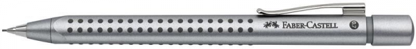 Creion mecanic 0.7mm Faber-Castell Grip 2011, argintiu [2]