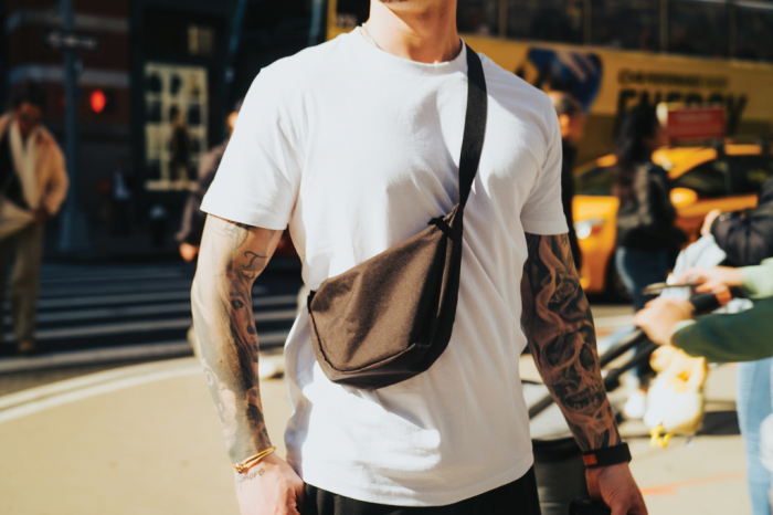 Geanta sling Crescent AWARE™ semiluna rPET [13]
