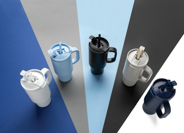 Pahar Cruiser otel reciclat 480 ml antiscurgere cu maner [9]