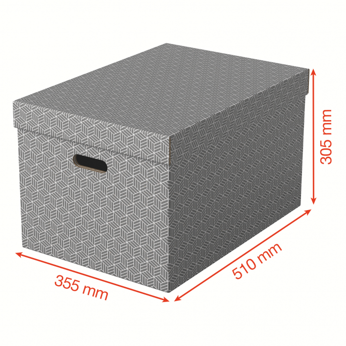 Cutie depozitare Esselte Home Recycled, L, carton, set 3 buc [2]