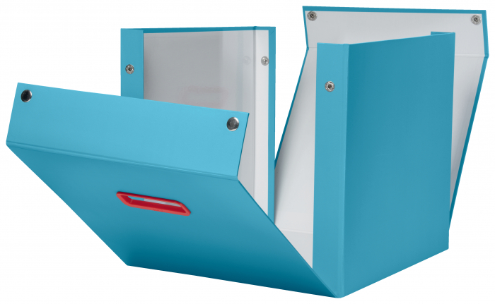 Cutie depozitare Leitz Cosy Click & Store, carton laminat, pliabila, cu capac si maner, 32x31x36 cm [5]