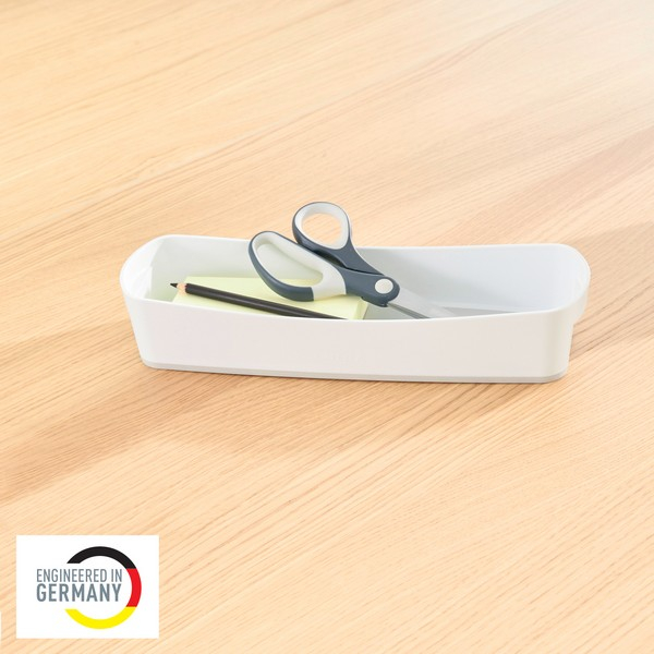 Cutie depozitare Leitz MyBox, 30x5x10 cm, culori duale, alb-gri [3]