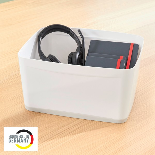 Cutie depozitare Leitz MyBox, cu capac, 31x19x38 cm, culori duale, alb-diverse culori [2]