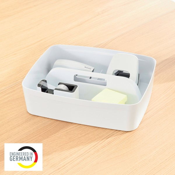 Cutie depozitare Leitz MyBox Organiser, cu maner, 30x10x37 cm, alb [10]