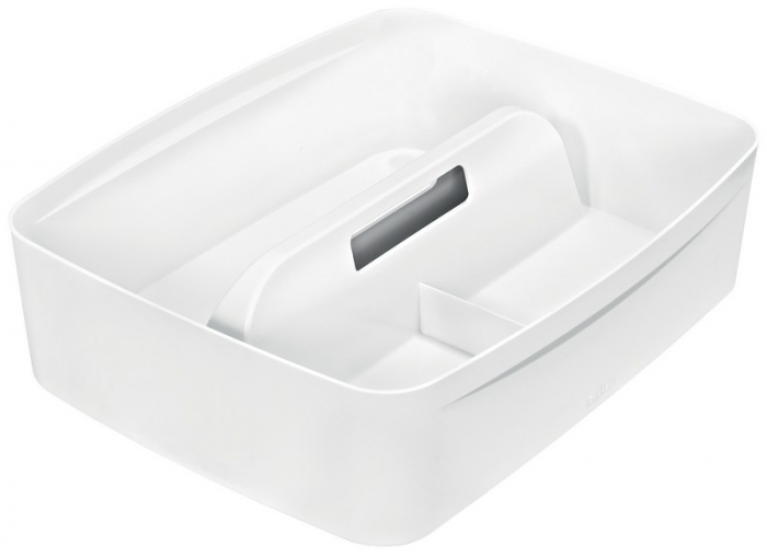Cutie depozitare Leitz MyBox Organiser, cu maner, 30x10x37 cm, alb [11]