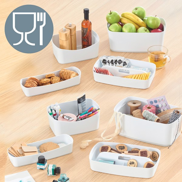 Cutie depozitare Leitz MyBox Organiser, cu maner, 30x5x18 cm, alb [5]