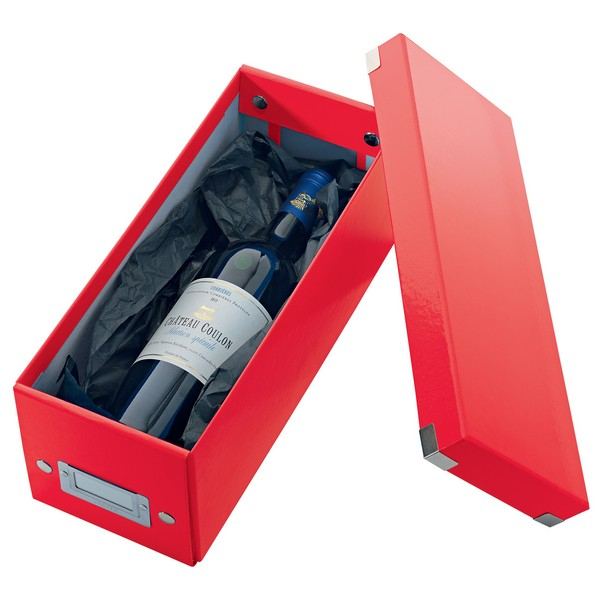 Cutie depozitare Leitz WOW Click & Store, carton laminat, pliabila, cu capac, 14x13x35 cm [2]