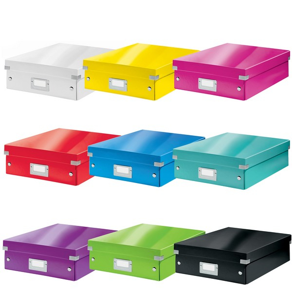 Cutie depozitare Leitz WOW Click&Store 281x100x370mm, negru [5]