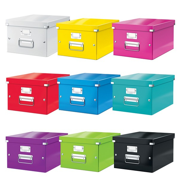 Cutie depozitare Leitz WOW Click&Store 281x200x370mm, negru [4]