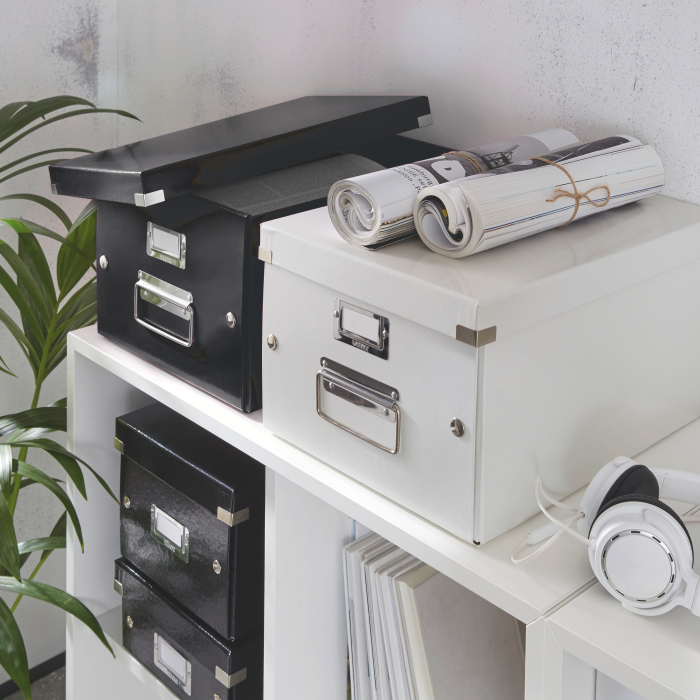 Cutie depozitare Leitz WOW Click&Store 281x200x370mm, negru [2]