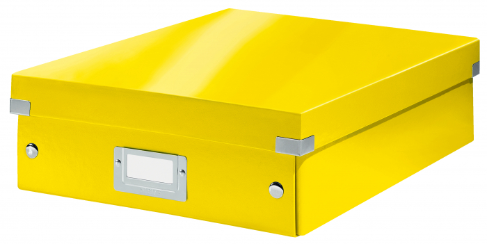 Cutie depozitare Leitz WOW Click&Store 281x100x370mm, galben [1]