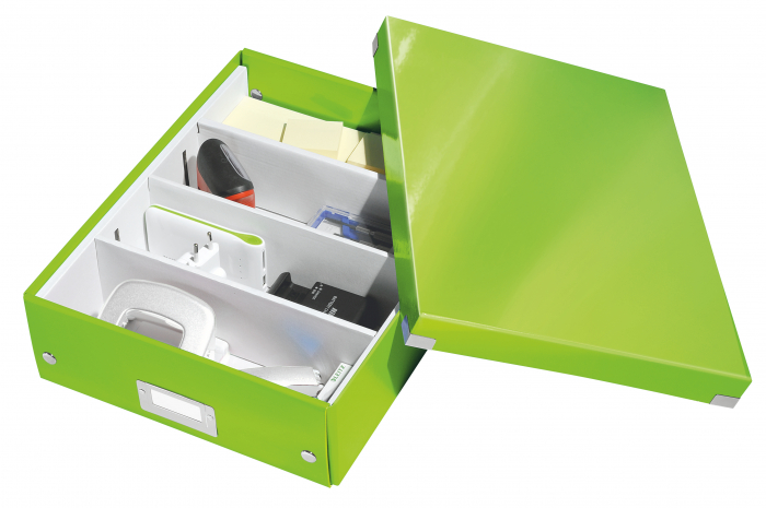 Cutie depozitare Leitz WOW Click&Store 281x100x370mm, verde [3]
