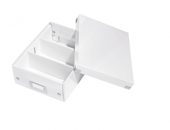 Cutie depozitare Leitz WOW Click&Store 220x100x282mm, alb [2]