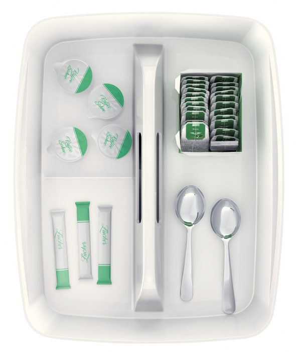 Cutie depozitare Leitz MyBox Organiser, cu maner, 30x10x37 cm, alb [3]