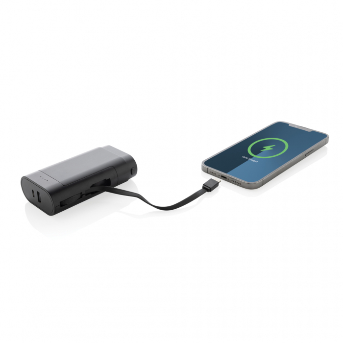 Powerbank 10.000 mAh RCS cu baterie detasabila, CycleCell [4]