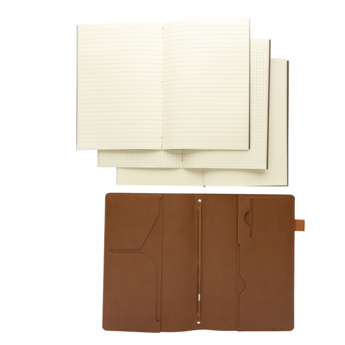 Agenda Daily Notes Binder 3 in 1, cu rezerve inlocuibile, coperta PU, hartie FSC® [4]